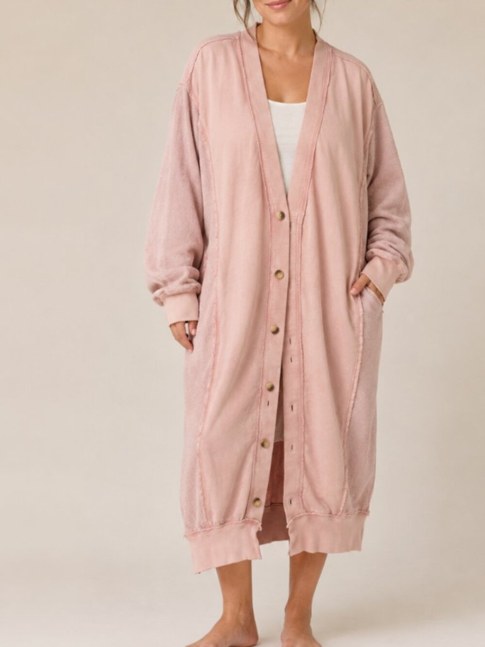 Free People Oversized Long Cardigan.